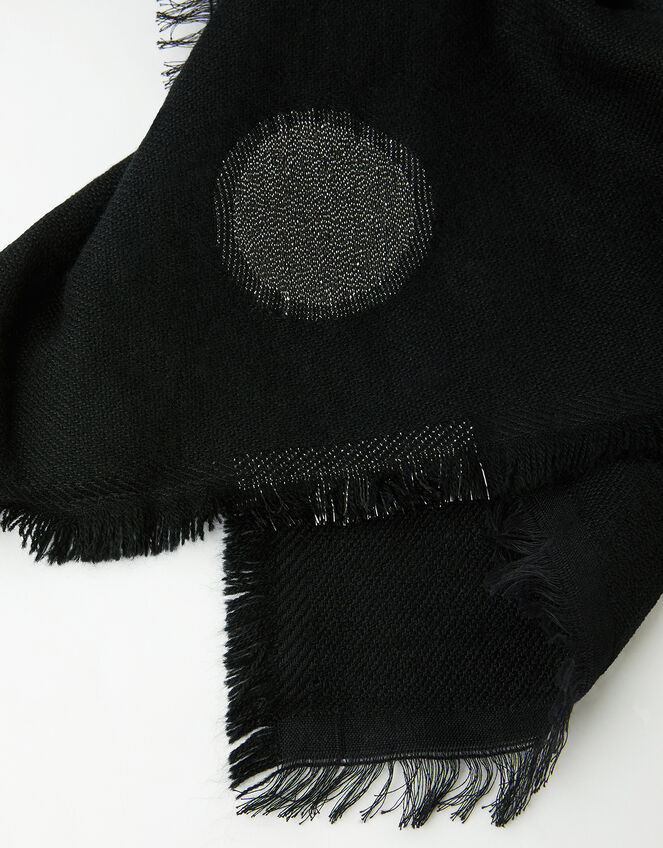 Polka-Dot Blanket Scarf, , large