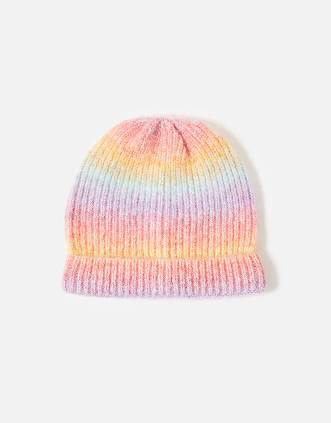 Girls Ombre Space Dye Beanie , Multi (BRIGHTS-MULTI), large