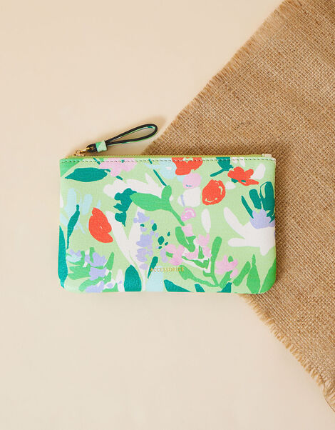 Floral Print Pouch, , large