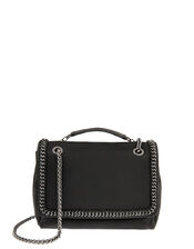 Georgia Leather Chain Trim Bag, , large