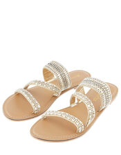 Boston Embellished Sliders, Gold (GOLD), large