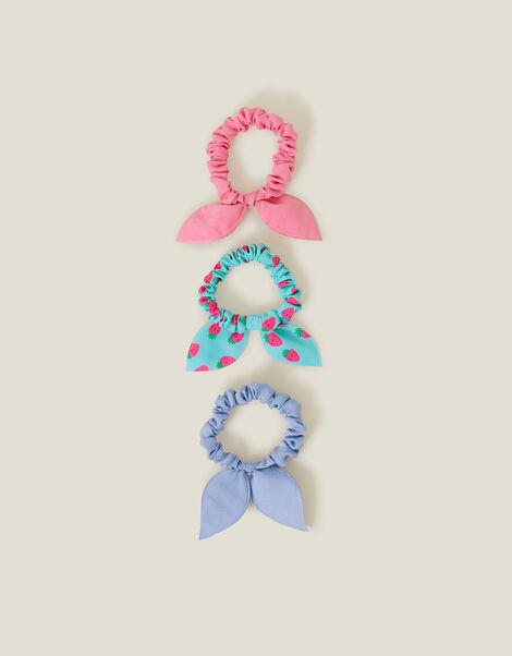 3-Pack Bunny Tie Scrunchies, , large