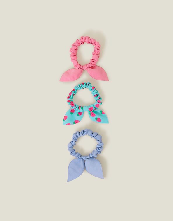 3-Pack Bunny Tie Scrunchies, , large