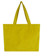 Cord Shopper Bag, Green (LIME), large