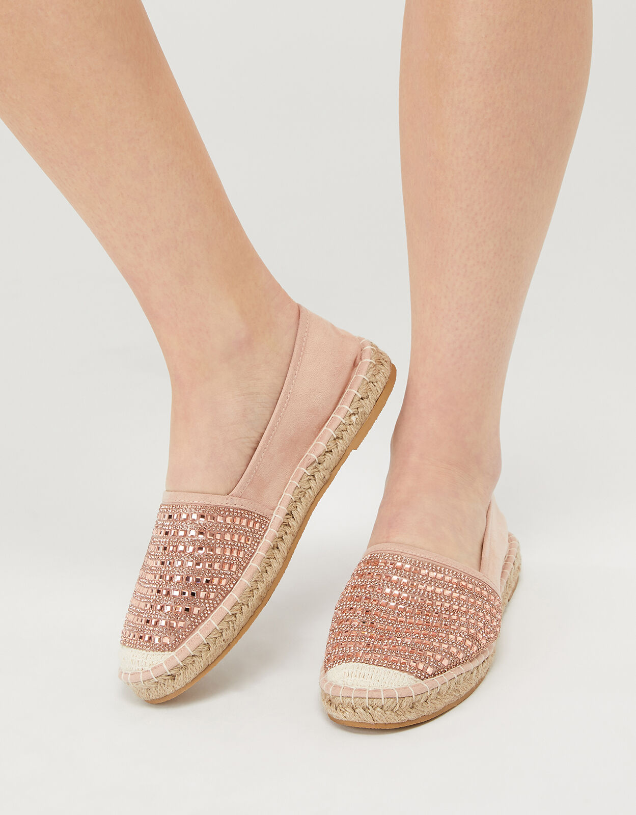 Diamante espadrilles on sale
