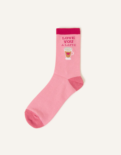 Love You A Latte Socks, , large