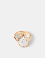 Molten Pearl Ring, Cream (PEARL), large