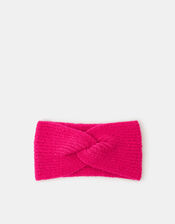 Soft Knit Bando Headband, Pink (FUCHSIA), large
