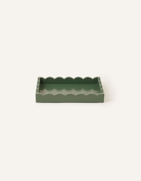 Mini Scallop Tray, Green (GREEN), large