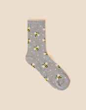 All-Over Bee Print Socks, , large