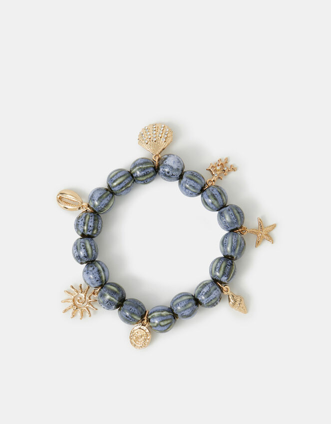Ocean Charm Bead Bracelet, , large