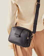 Functional Cross-Body Bag, Black (BLACK), large