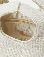 Sparkle Beaded Handheld Bag, , large