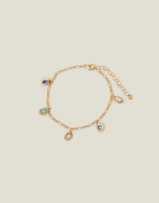 Molten Encrusted Gem Anklet, , large