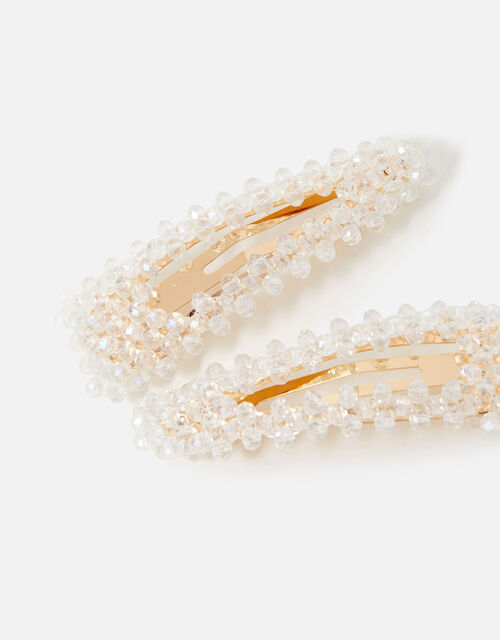 Clear Bead Hair Clips Hair clips Accessorize Global