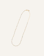 14ct Gold-Plated Long Beaded Necklace, , large