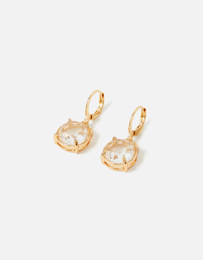 Country Retreat Gem Earrings, White (CRYSTAL), large