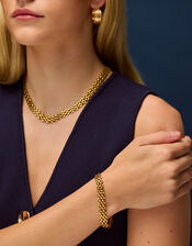14ct Gold-Plated Watch Link Bracelet, , large