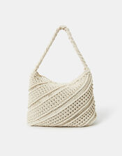 Macrame Shoulder Bag, , large