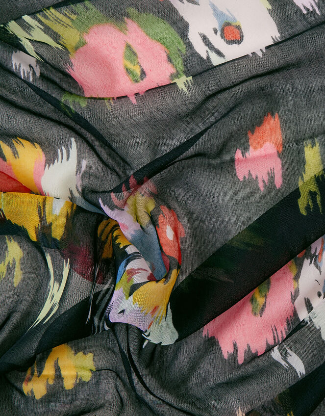 Abstract Floral Scarf, , large