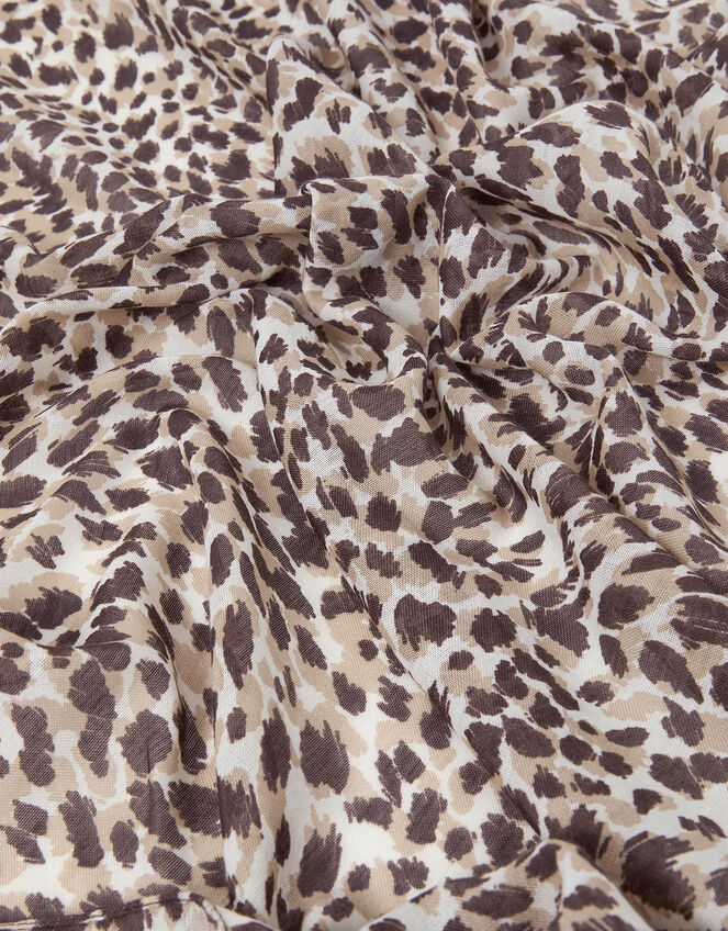 Lightweight Cheetah Print Scarf, , large