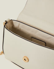 Top Handle Cross-Body Bag, Nude (NUDE), large