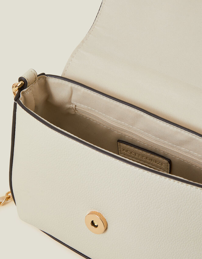 Top Handle Cross-Body Bag, Nude (NUDE), large