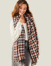 Woven Check Blanket, , large