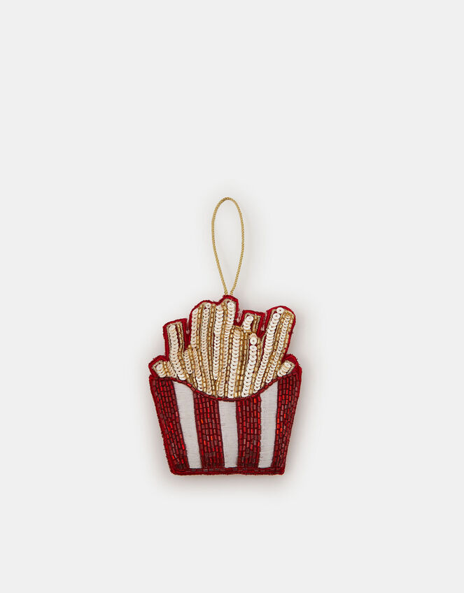 Embellished French Fries Christmas Decoration, , large