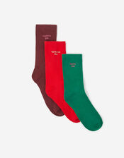 3-Pack Christmas Socks, , large
