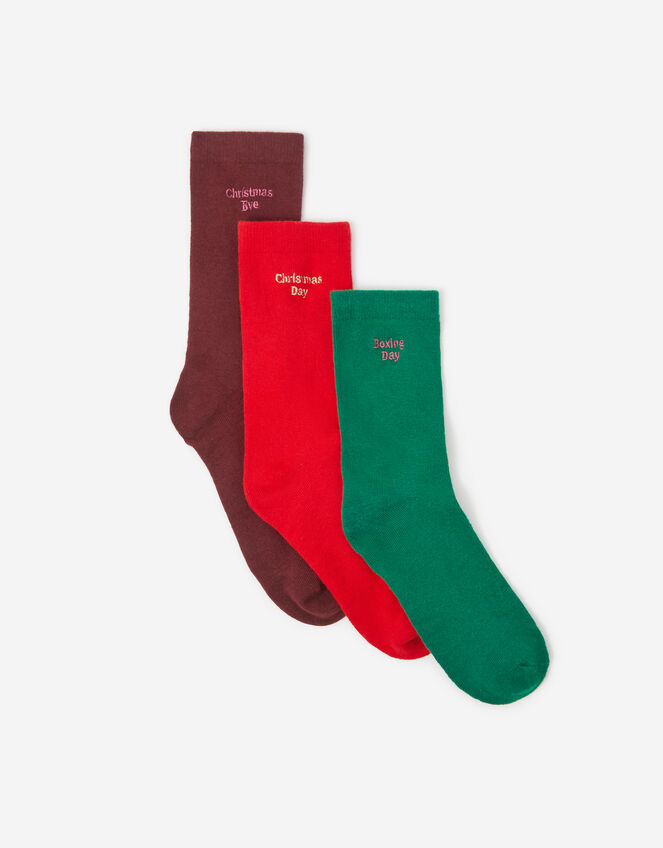 3-Pack Christmas Socks, , large