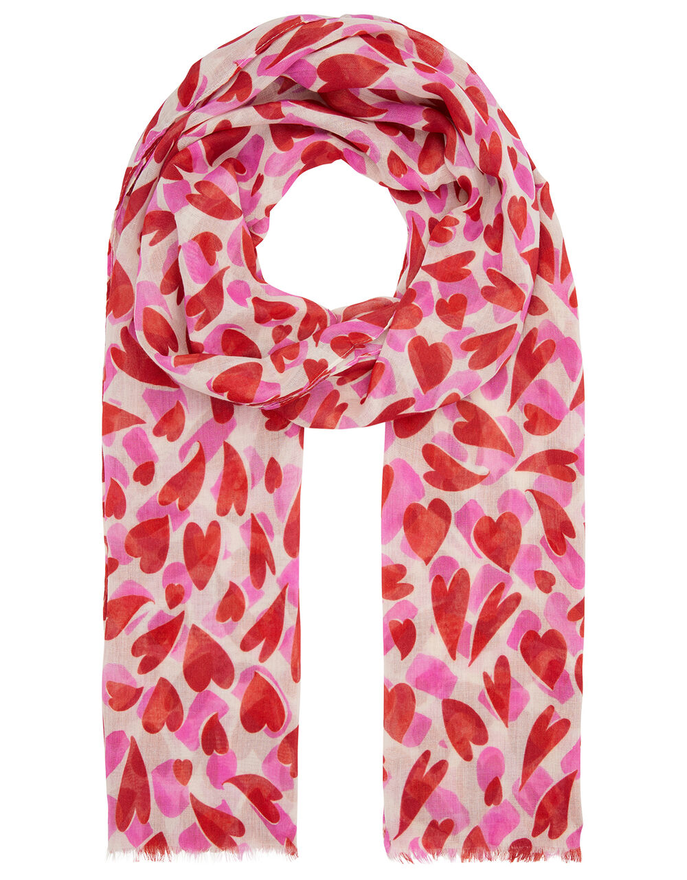 Valentine Heart Scarf in Recycled Polyester Lightweight scarves