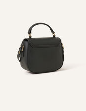 Metal Detail Cross-Body Bag, Black (BLACK), large