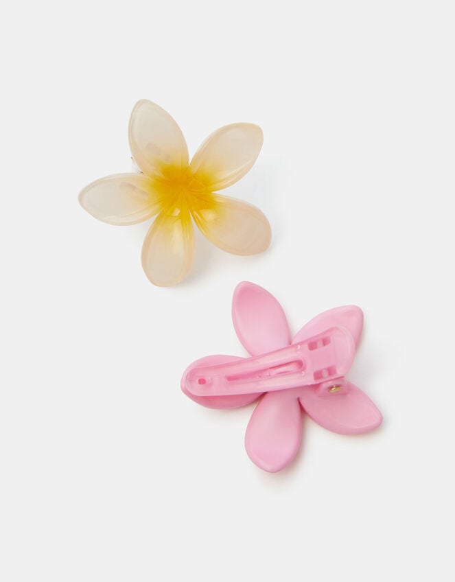 2-Pack Tropical Flower Hair Clips, , large