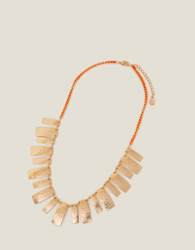 Statement Aztec Collar Necklace, , large