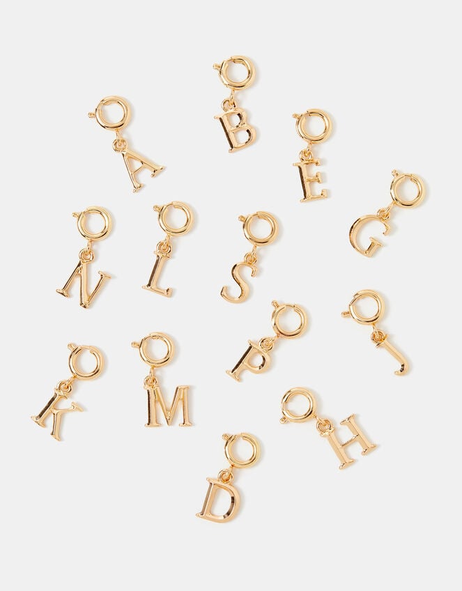 Initial Jewellery Charm, Gold (GOLD), large