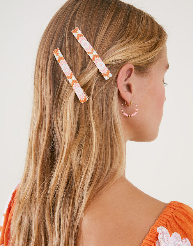 Beaded Salon Clips Set of Two Hair clips Accessorize UK