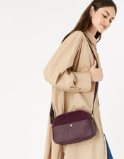 Abby Cross-Body Bag , Red (BURGUNDY), large