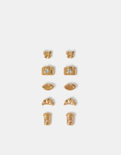 5-Pack Weekend Stud Earrings, , large