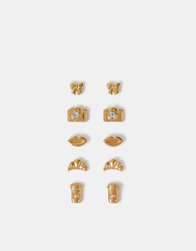 5-Pack Weekend Stud Earrings, , large
