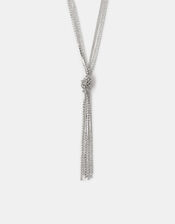 Sparkle Knot Lariat Necklace, , large