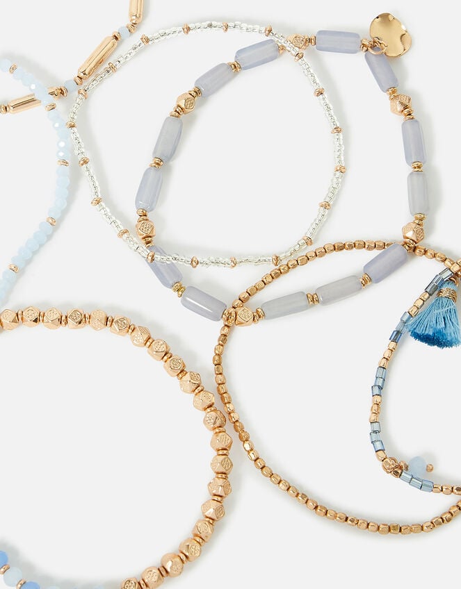 Stretch Bracelet Multipack, Blue (BLUE), large