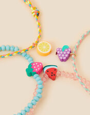 Kids Fruit Friendship Bracelet 4 Pack, , large