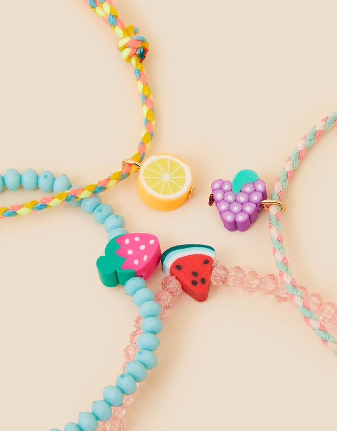 Kids Fruit Friendship Bracelet 4 Pack, , large