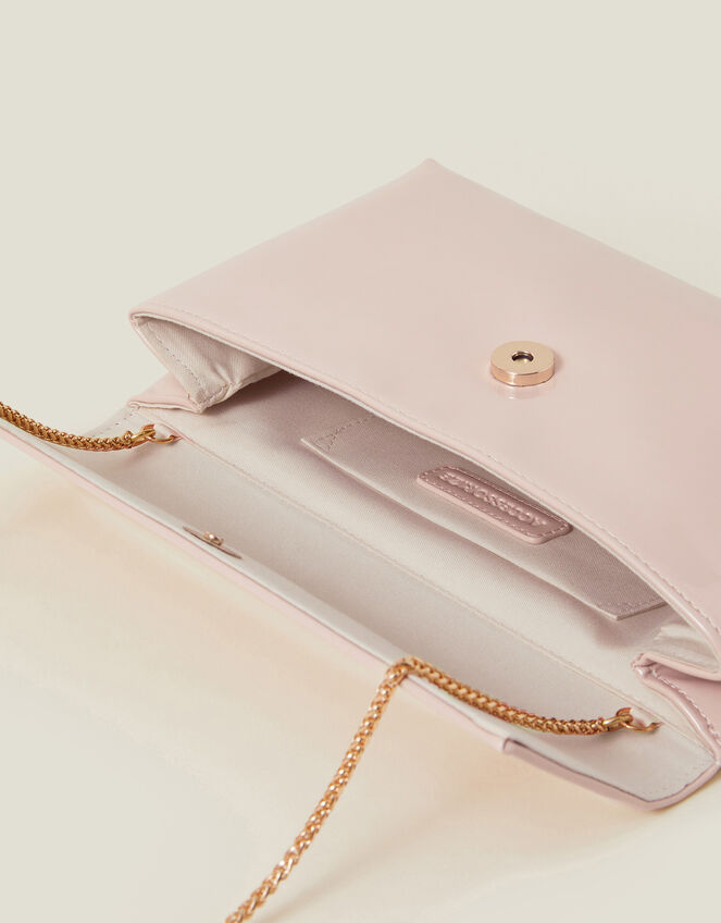 Patent Fold-Over Clutch Bag, , large