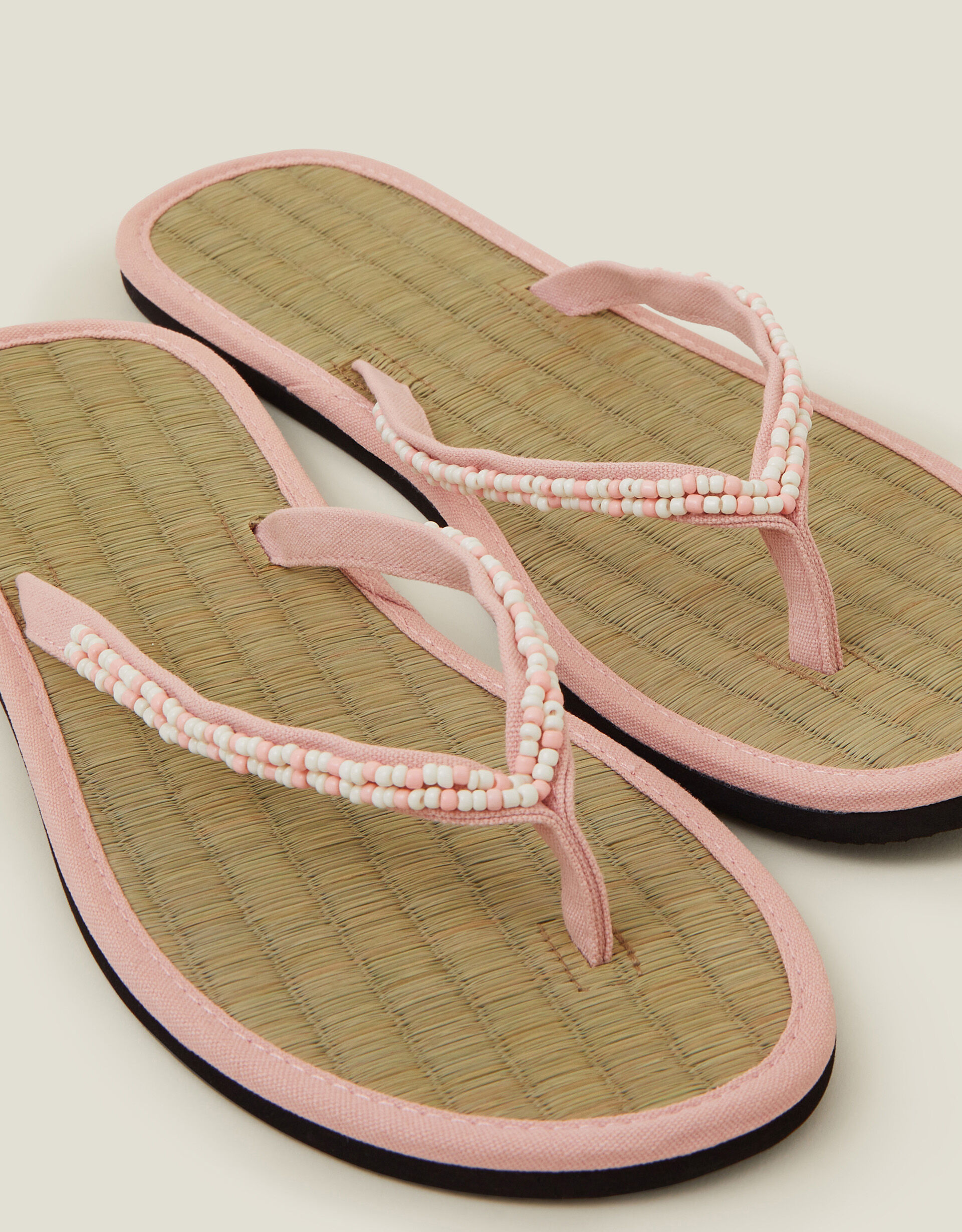 Accessorize seagrass flip flops outlet