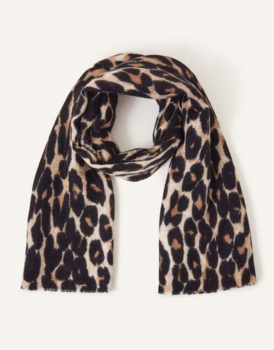 Leopard Blanket Scarf, , large