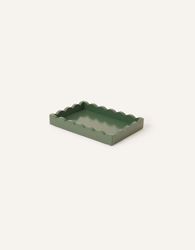 Mini Scallop Tray, Green (GREEN), large