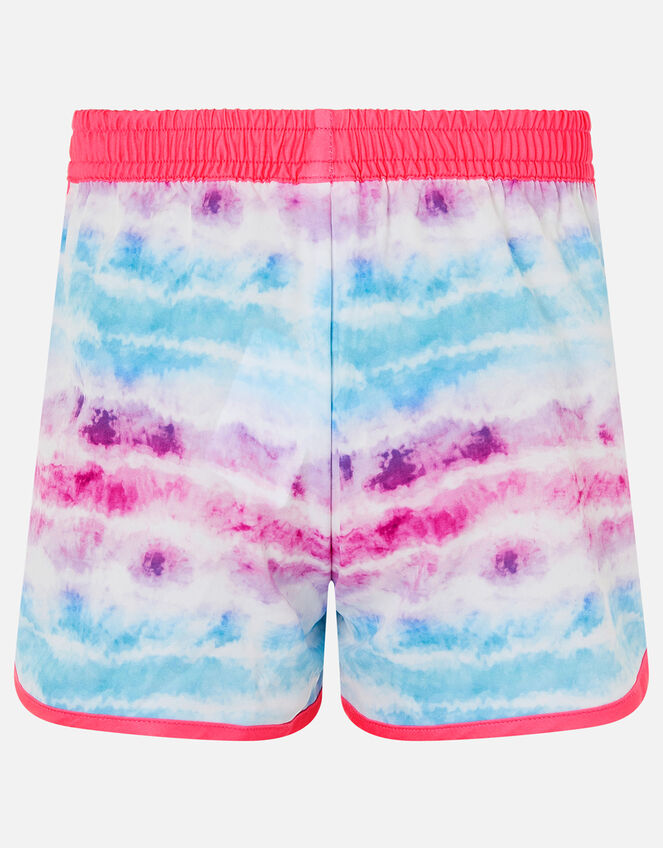 Girls Tie-Dye Active Shorts, Multi (BRIGHTS-MULTI), large