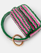 Mini Beaded Bag Charm, , large